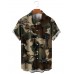 Men's Camo Palm Print Shirt 29168380X