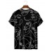 Men's Fashion New Personality Character Print Versatile T-Shirt